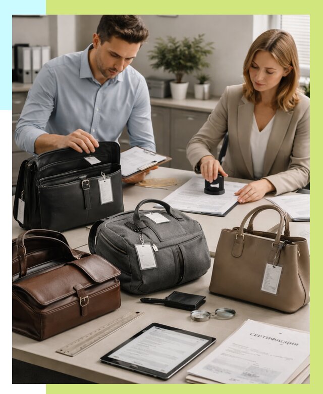 Сертификация сумок в Видном от 7763 руб. | Алешин-Вдн