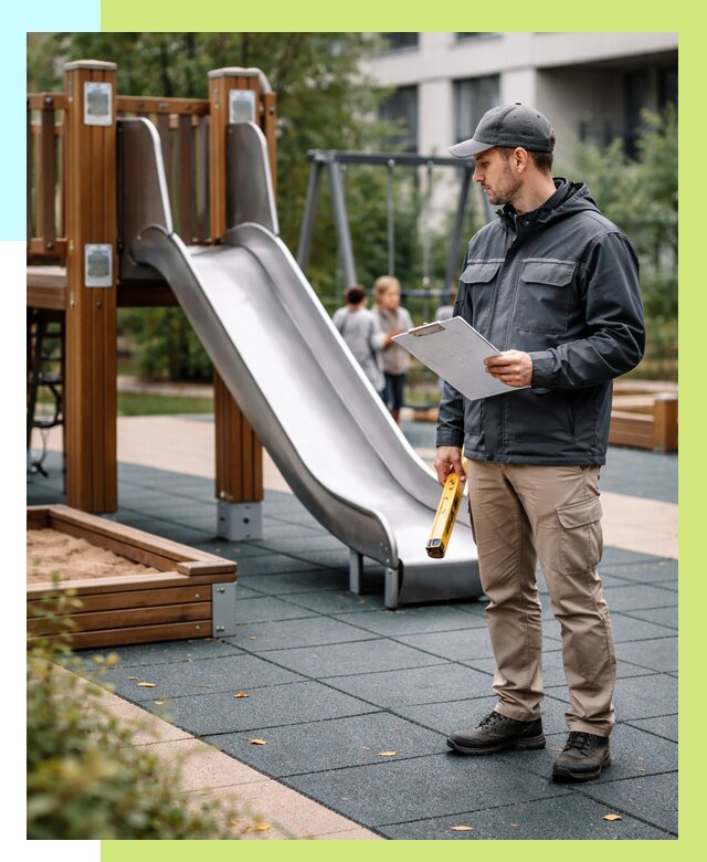 Сертификация детских площадок в Видном от 25875 р. | Алешин-Вдн