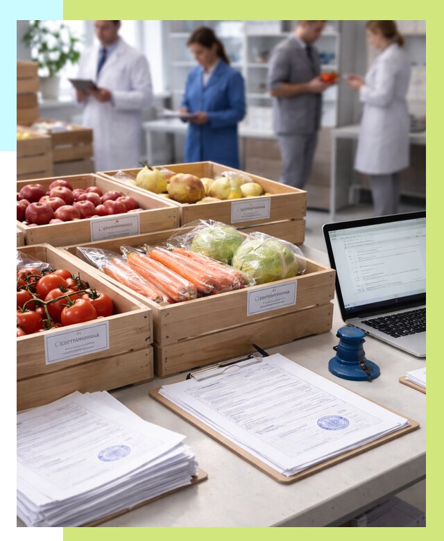 Сертификация овощей и фруктов в Видном от 8798 р. | Алешин-Вдн