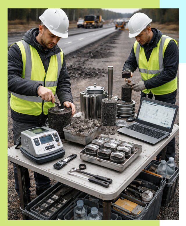 Сертификация асфальта: испытания и подтверждение в Видном