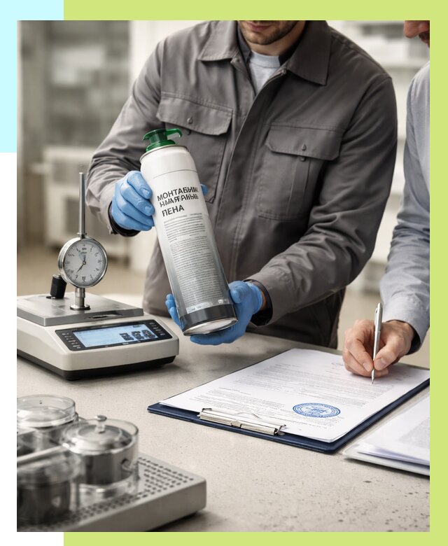 Сертификация монтажной пены в Видном от 15525 р. | Алешин-Вдн