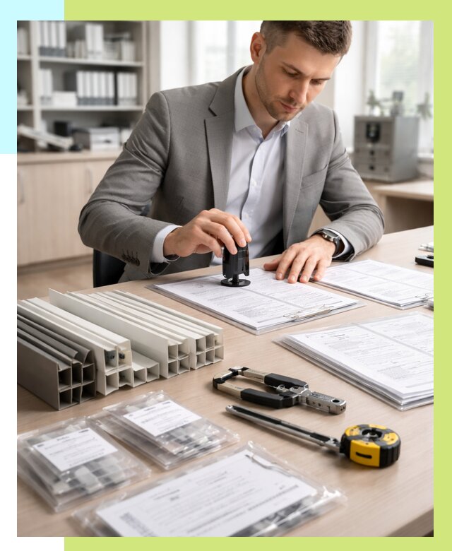 Сертификация ПВХ продукции в Видном от 8798 р., Алешин-Вдн