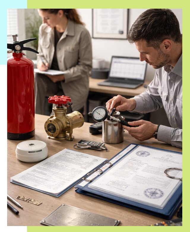 Сертификация пожарного оборудования в Видном от 15525 р.|Алешин-Вдн