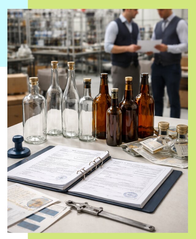 Сертификация стеклянных бутылок в Видном от 25875 р. | Алешин-Вдн
