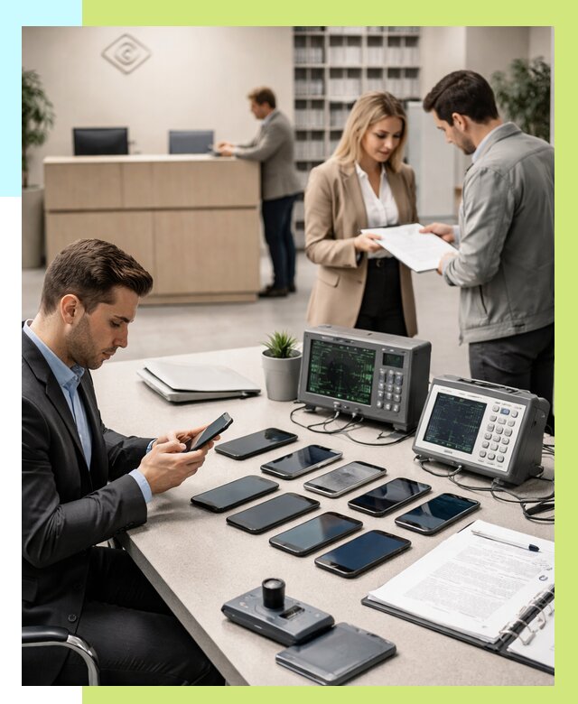 Сертификация телефонов в Видном от 25875 р. под ключ | Алешин-Вдн