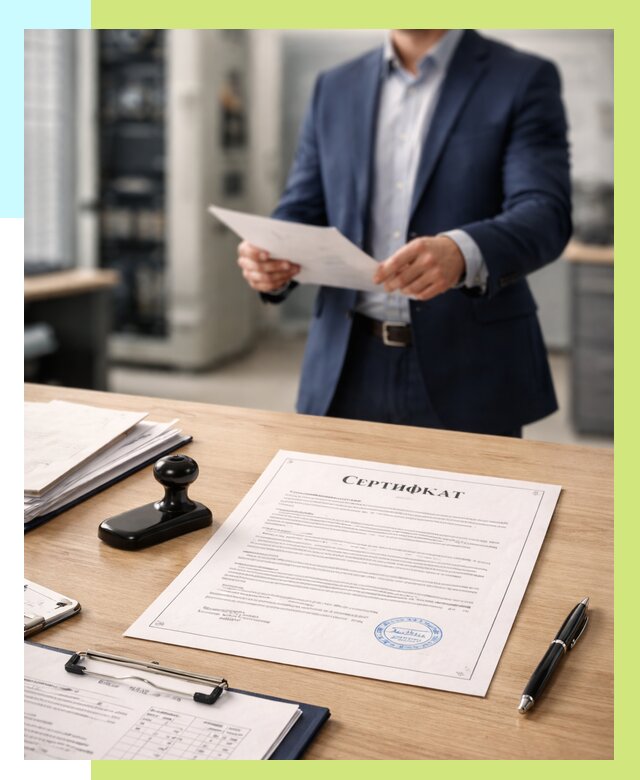 Сертификат на оборудование в Видном от 15525 р. | Алешин-Вдн