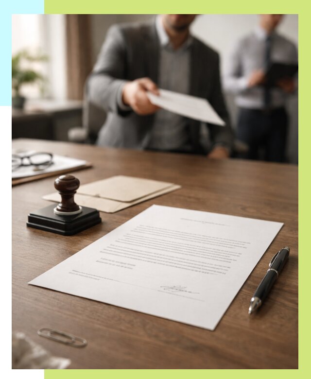 Отказное письмо по сертификации в Видном от 3623 р. | Алешин-Вдн