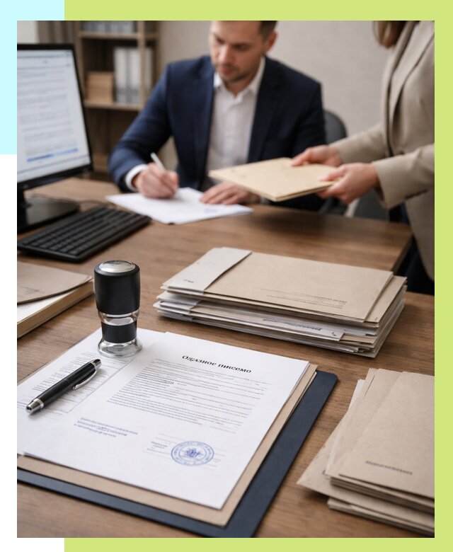 Отказное письмо для таможни в Видном от 3105 р, Алешин-Вдн