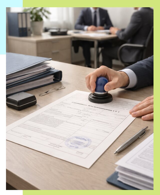 Сертификат происхождения СТ 1 в Видном от 4658 р. | Алешин-Вдн