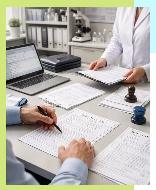 Оформление сертификата GMP в Видном для фармпроизводства