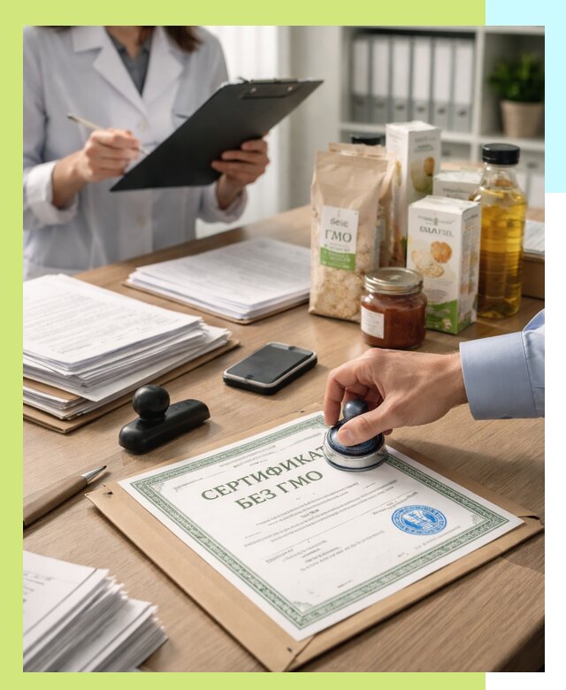 Получение сертификата Без ГМО для продукции в Видном