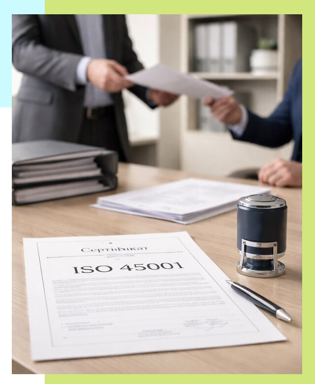 Сертификат ISO 45001 в Видном под ключ от 46575 р. | Алешин-Вдн