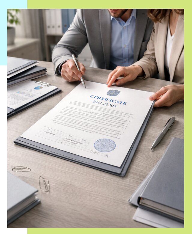 Сертификат ISO 22301 в Видном от 46575 р. | Алешин-Вдн срочно