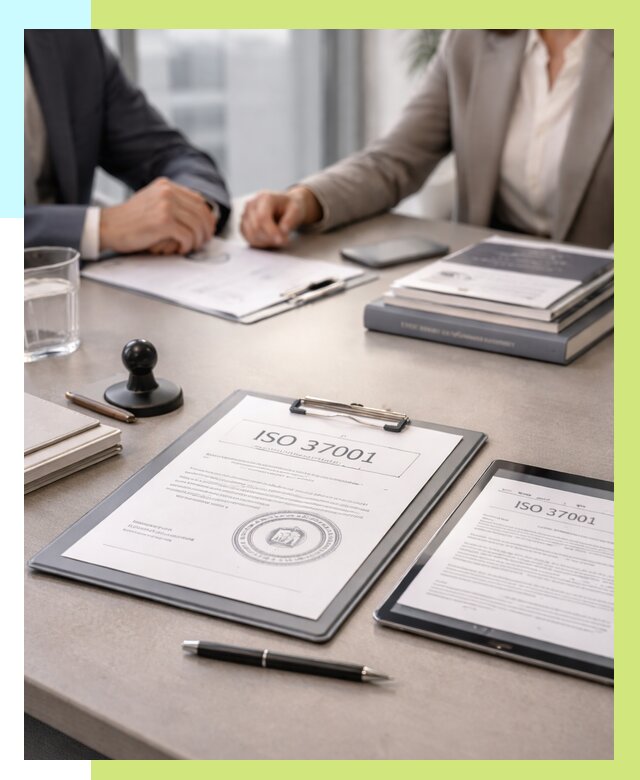 Сертификат ISO 37001 в Видном оформить от 124200 р. Алешин-Вдн