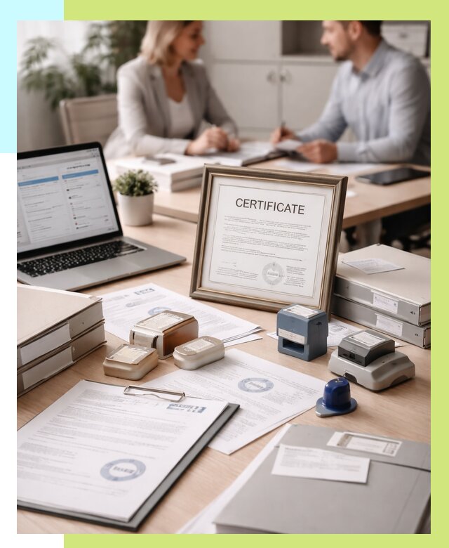 Сертификация компании в Видном от 46575 р. | Алешин-Вдн — заказ